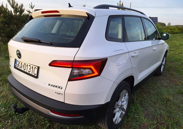 Skoda Karoq cena 67900 przebieg: 206000, rok produkcji 2018 z Przecław małe 407